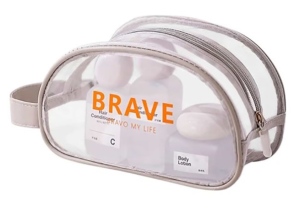 Фото - Косметичка Love You Home 21х10х12 см Серая (59050)