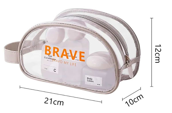 Фото - Косметичка Love You Home 21х10х12 см Серая (59050)