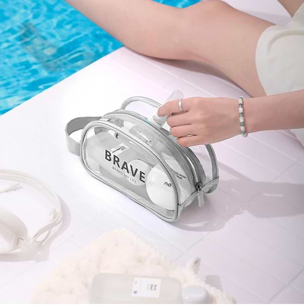 Фото - Косметичка Love You Home 21х10х12 см Серая (59050)