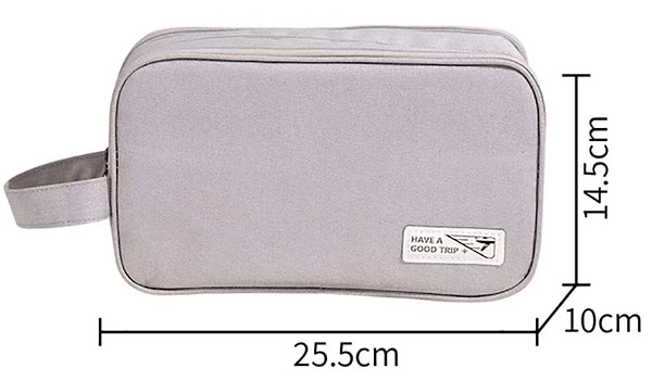 Фото - Косметичка Love You Home 25,5х10х14,5 см Срібна (59038)