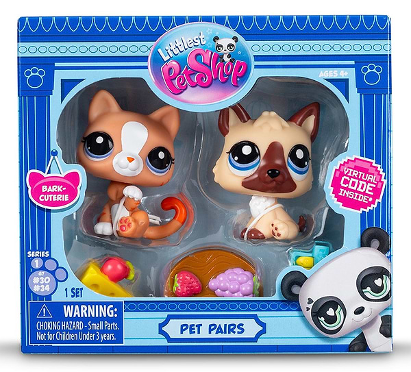 Фото - Колекційні фігурки набір Littlest Pet Shop ОСОБЛИВІ СТРАВИ (2 фігурки, аксесуари) (00506)