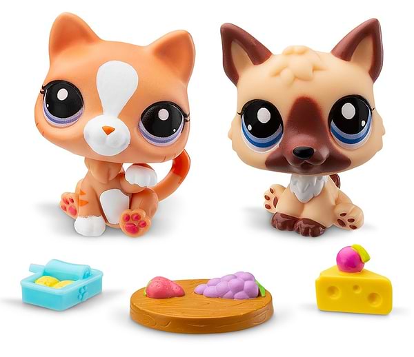 Фото - Колекційні фігурки набір Littlest Pet Shop ОСОБЛИВІ СТРАВИ (2 фігурки, аксесуари) (00506)