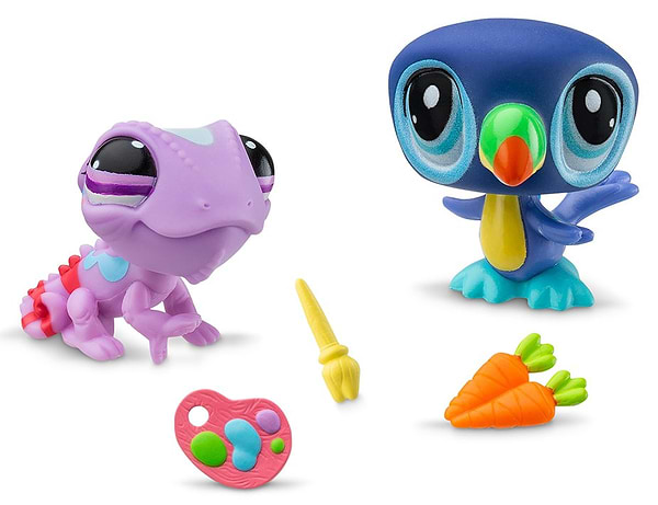 Фото - Коллекционные фигурки набор Littlest Pet Shop ДРУЗЬЯ ПО ИСКУССТВУ (2 фигурки, аксесс.) (00507)