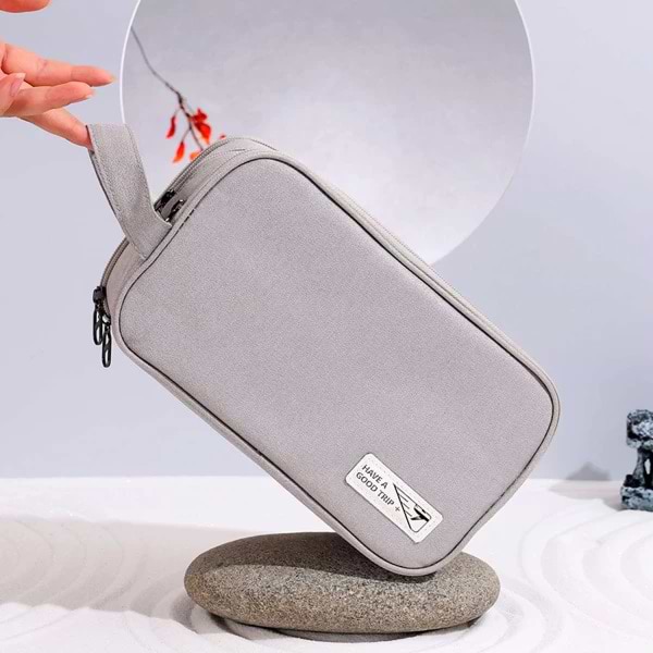 Фото - Косметичка Love You Home 25,5х10х14,5 см Срібна (59038)