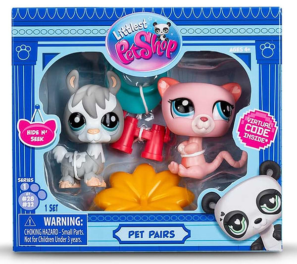 Фото - Коллекционные фигурки набор Littlest Pet Shop ИГРА В ПРЯТКИ (2 фигурки, аксесс.) (00509)