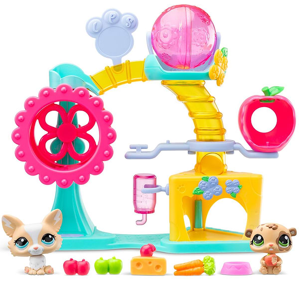 Фото - Колекційні фігурки набір Littlest Pet Shop ФАБРИКА РОЗВАГ (2 фігурки, фабрика, аксесуари) (00519)