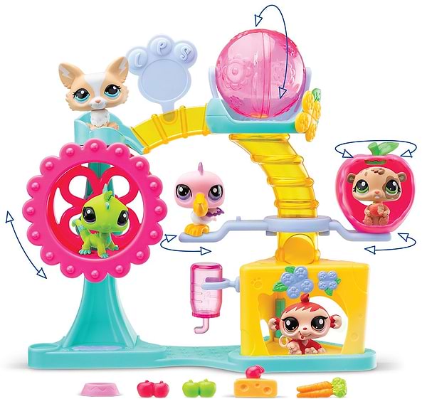 Фото - Колекційні фігурки набір Littlest Pet Shop ФАБРИКА РОЗВАГ (2 фігурки, фабрика, аксесуари) (00519)
