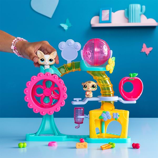 Фото - Колекційні фігурки набір Littlest Pet Shop ФАБРИКА РОЗВАГ (2 фігурки, фабрика, аксесуари) (00519)