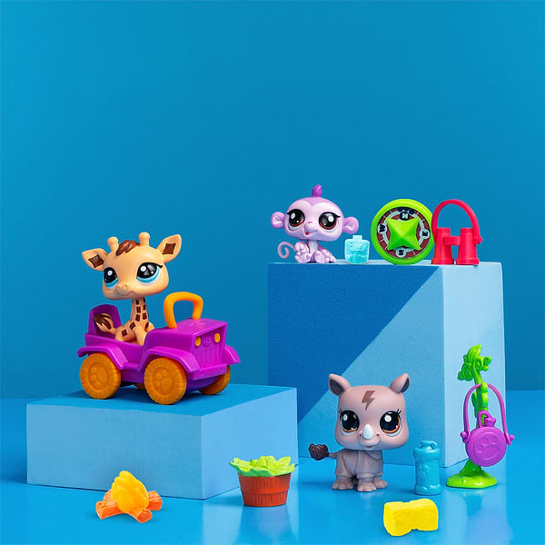 Фото - Коллекционные фигурки набор Littlest Pet Shop САФАРИ (3 фигурки, аксесс.) (00524)