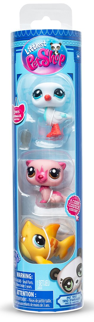 Фото - Коллекционные фигурки набор Littlest Pet Shop НАСТРОЕНИЕ ОСТРОВА (3 фигурки, аксесс.) (00556)