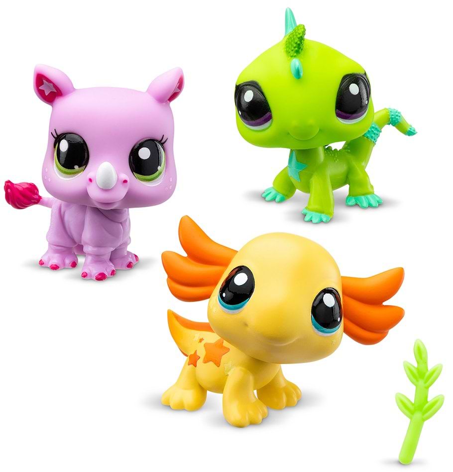 Колекційні фігурки набір Littlest Pet Shop НАСТРІЙ ДИКОЇ ПРИРОДИ (3 фігурки, аксесуари) (00557)