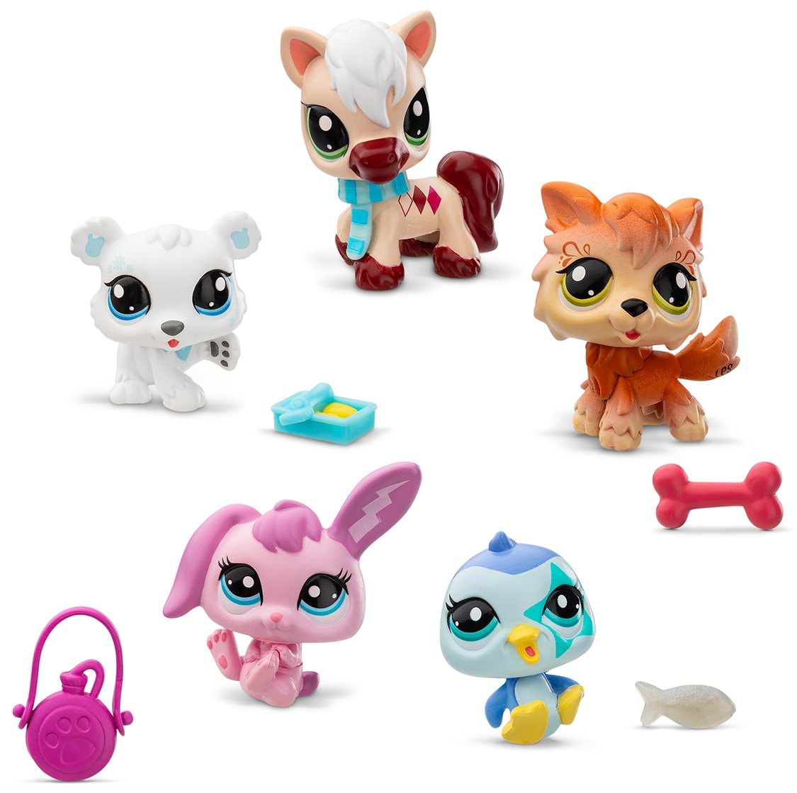 Колекційні фігурки набір Littlest Pet Shop ЗИМОВІ ПРИГОДИ (5 фігурок, аксесуарів) (00573) - Фото 1