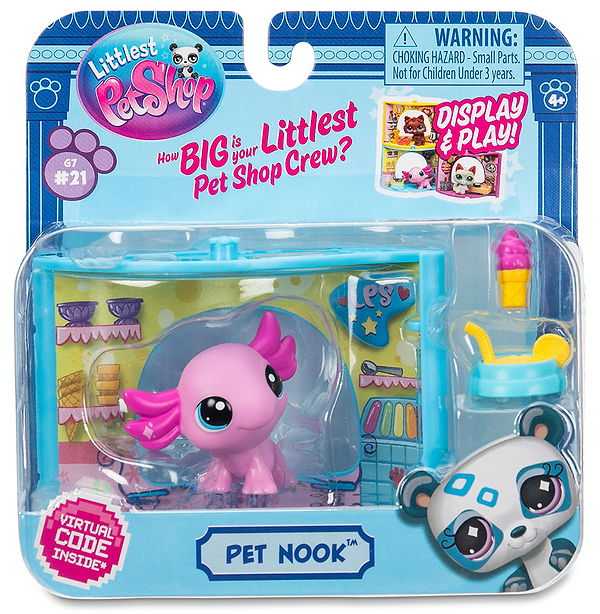 Фото - Колекційні фігурки набір Littlest Pet Shop Крамничка морозива (00593)