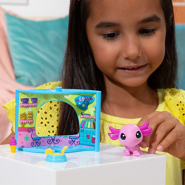 Фото - Колекційні фігурки набір Littlest Pet Shop Крамничка морозива (00593)