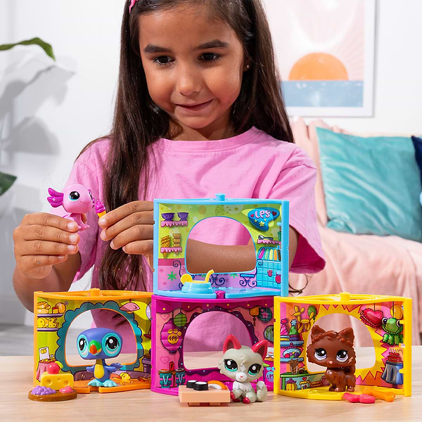 Фото - Колекційні фігурки набір Littlest Pet Shop Крамничка морозива (00593)