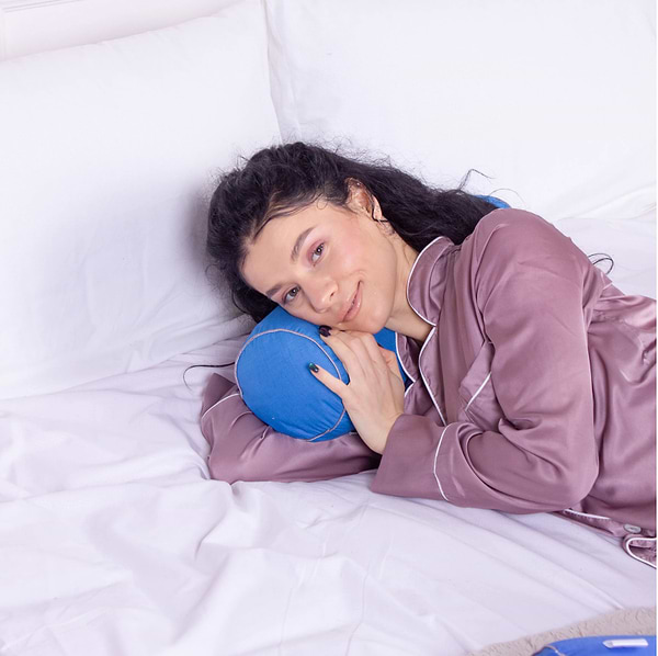 Фото - Подушка валик MirSon №8382 Naturale Line 19-4150 Ofelia Tencel 70х20 см (2200006252801)