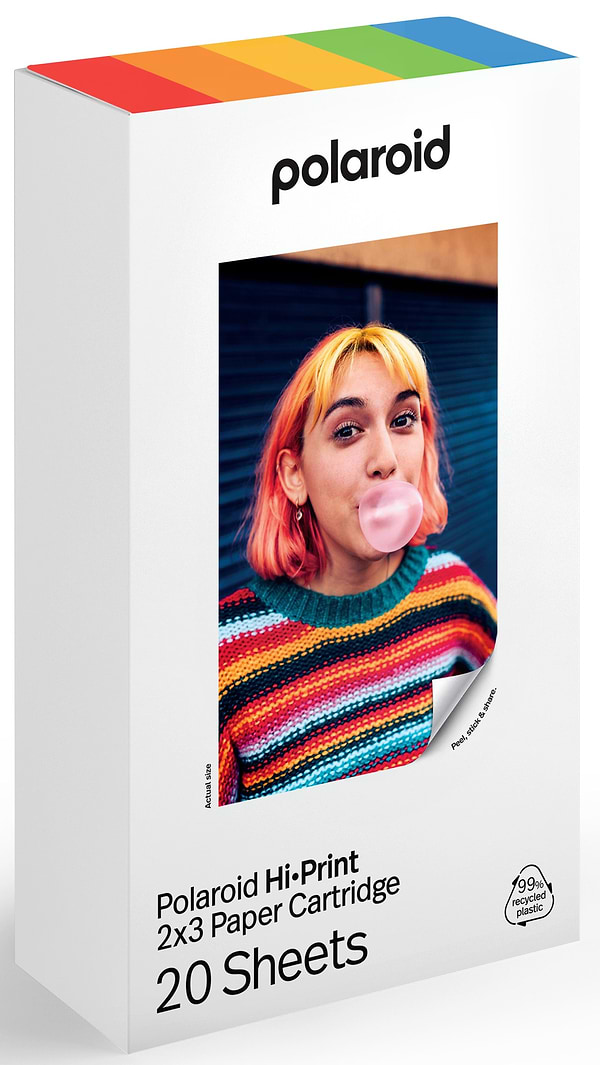 Фото - Фотоплёнка Polaroid HiPrint Gen 2 2x3 Paper Cartridge - 20 Sheets (6355)