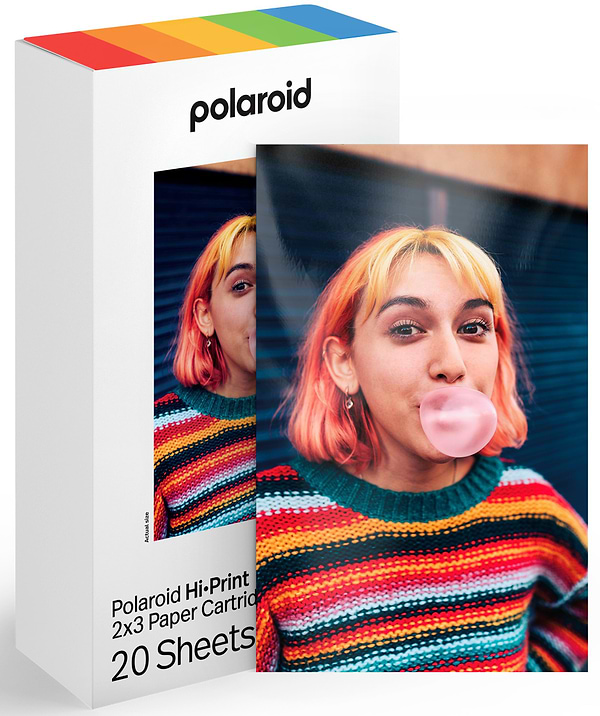 Фото - Фотоплёнка Polaroid HiPrint Gen 2 2x3 Paper Cartridge - 20 Sheets (6355)