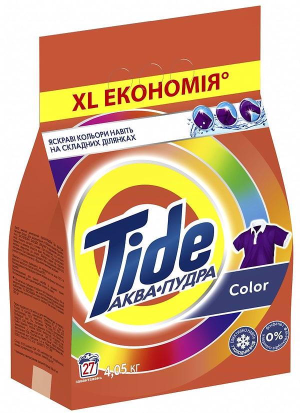 Фото - Стиральный порошок Tide Аква-Пудра Color 4.05 кг (8006540535301)