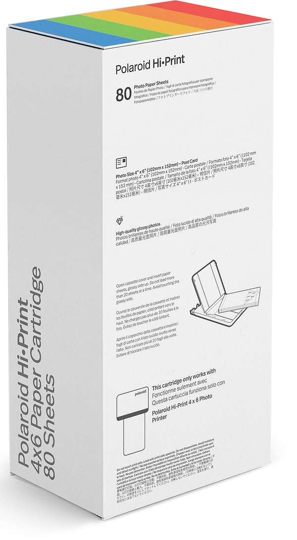 Фото - Фотоплёнка Polaroid HiPrint 4x6 Paper Cartridge - 80 Sheets (6551)