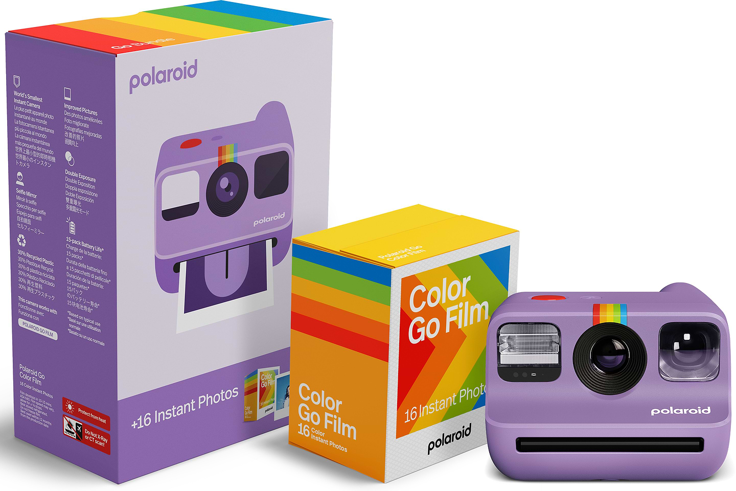 Купити Фотокамера миттєвого друку Polaroid Go Gen 2 Purple Everything Box (6566) - Фото 1 Фотокамера миттєвого друку Polaroid Go Gen 2 Purple Everything Box (6566) - Фото 1