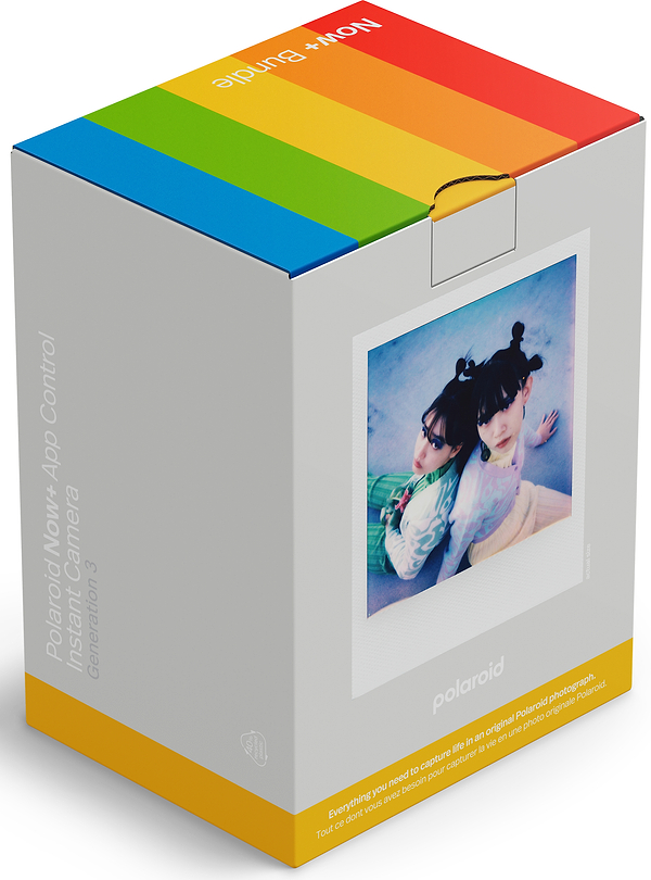 Фото - Фотокамера миттєвого друку Polaroid Now+ Gen 3 White + Color Film Bundle (8 photos) (6576)