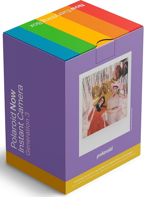 Фото - Фотокамера моментальной печати Polaroid Now Gen 3 Purple + Color Film Bundle (8 Photos) (6577)