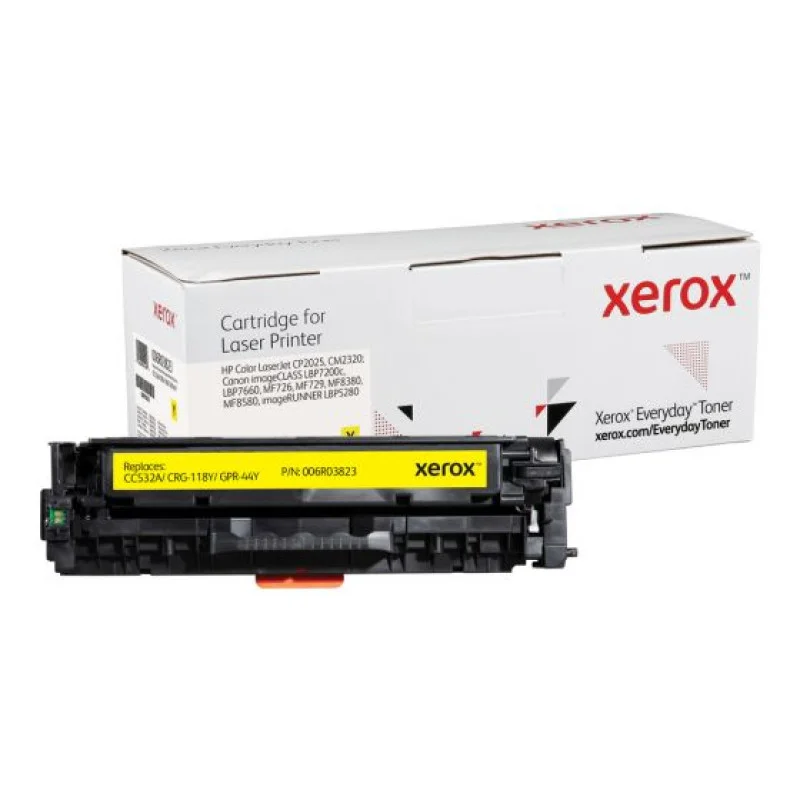 Картридж-тонер Xerox сумісний аналог HP CC532A (304A), Canon 718 yellow (006R03823)