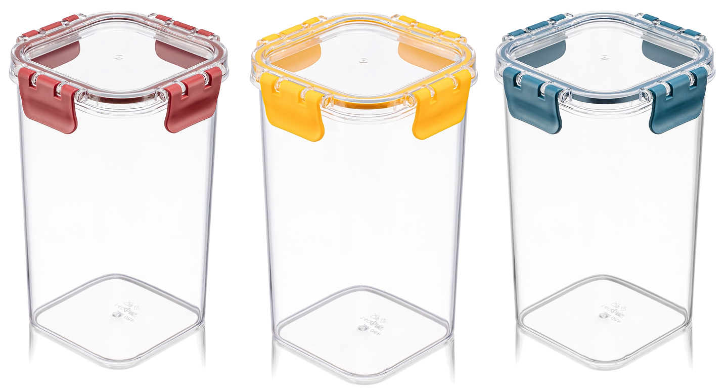 Ємність для сипучих Idea Home 00803 Chef Box в асортименті 1.4 л (00803) - Фото 1