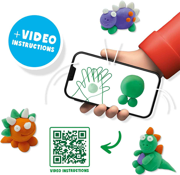 Фото - Масса для лепки Ses Creative FunDo – ДИНОЗАВРЫ (00812S)