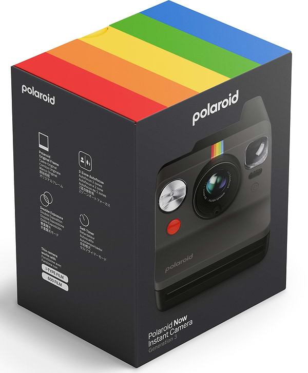 Фото - Фотокамера миттєвого друку Polaroid Now Generation 3 - Black (9154)