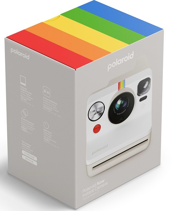 Фото - Фотокамера миттєвого друку Polaroid Now Generation 3 - Pebble White (9155)