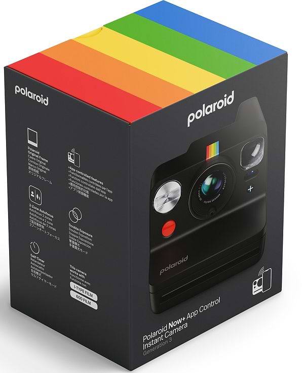 Фото - Фотокамера миттєвого друку Polaroid Now+ Generation 3 - Black (9160)