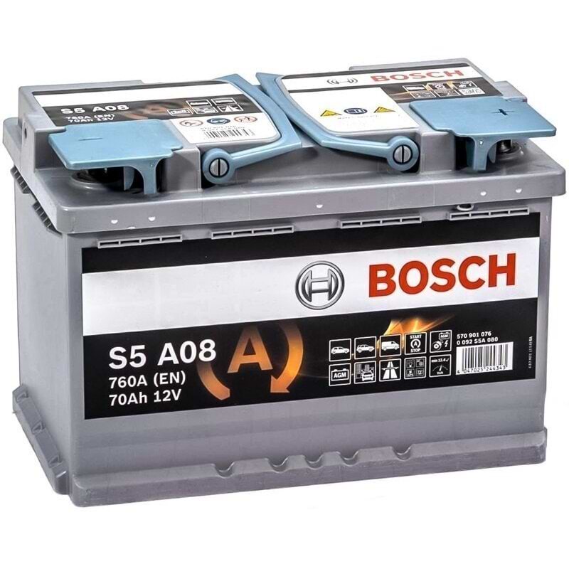 Автомобільний акумулятор Bosch S5 AGM 12В 70А 760А R+ (0092S5A080)