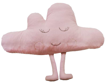 Подушка декоративная Прованс Тучка розовая 44х55 см (009680)