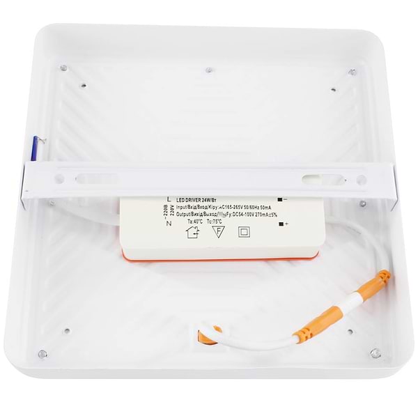 Фото - Светодиодный светильник Євросвітло точечный накладной 24Вт квадрат LED-SS-170-24 4200К без рамки (000057964)