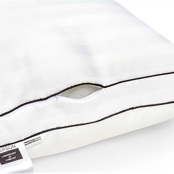 Фото - Подушка стандартна MirSon бамбукова 1237 Royal Pearl Deluxe Bamboo Висока 50х70 см (2200001518261)