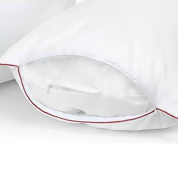 Фото - Подушка стандартная MirSon De Luxe Hand Made №633 с эвкалиптом Низкая 60х60 (2200000852380)