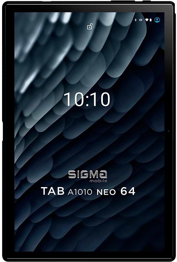 Фото - Уценка - Планшет Sigma mobile Tab A1010 Neo 4/64GB 4G Dual Sim Black+чехол-книга