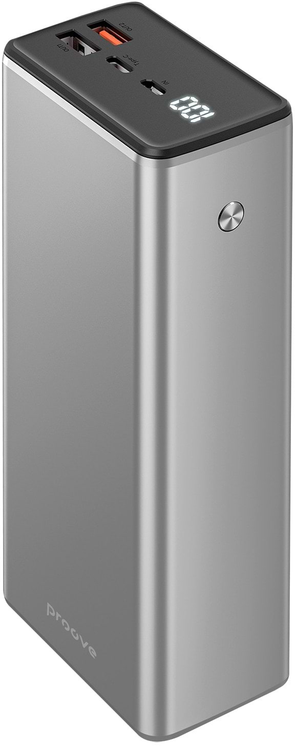 Батарея мобильная Proove Metalskin 65W 30000mAh gray (2001001739775) - Фото 1