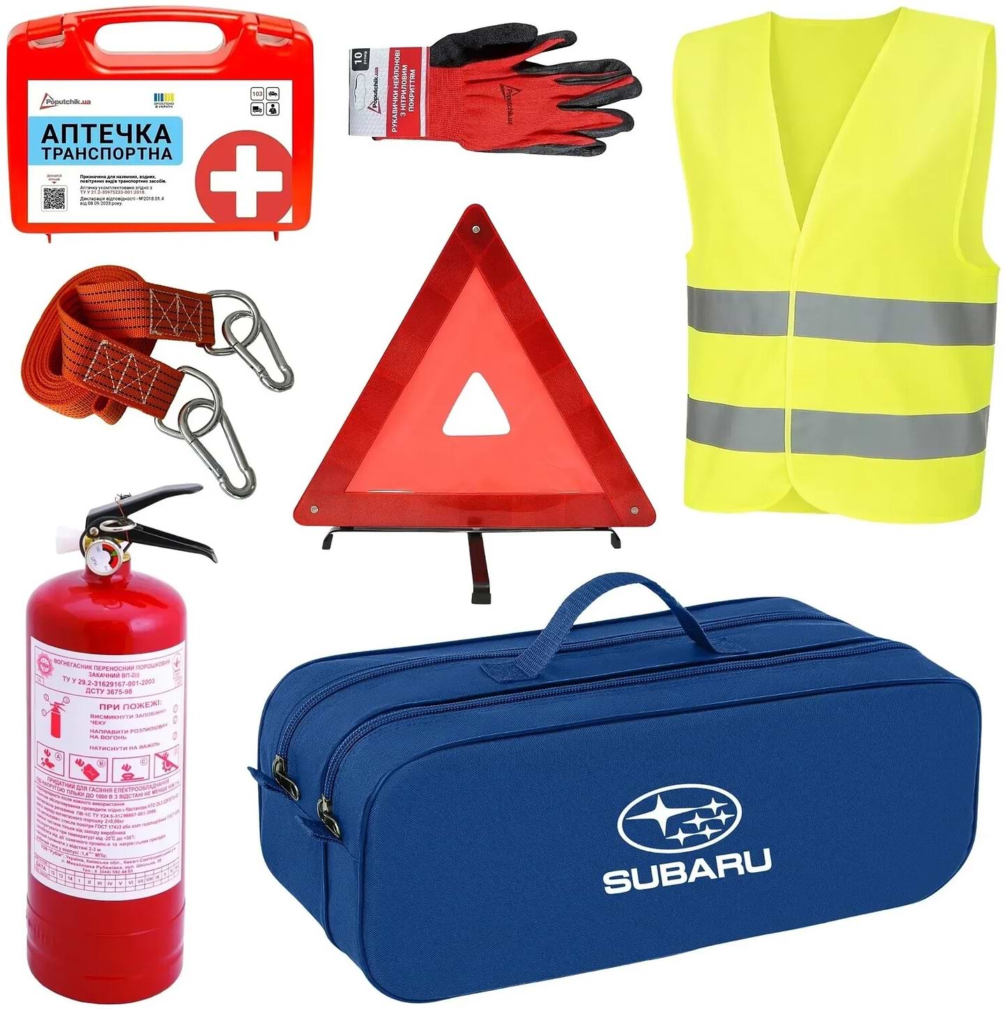 Набір для авто Poputchik Subaru кросовер/мінівен синя (01-007-К)