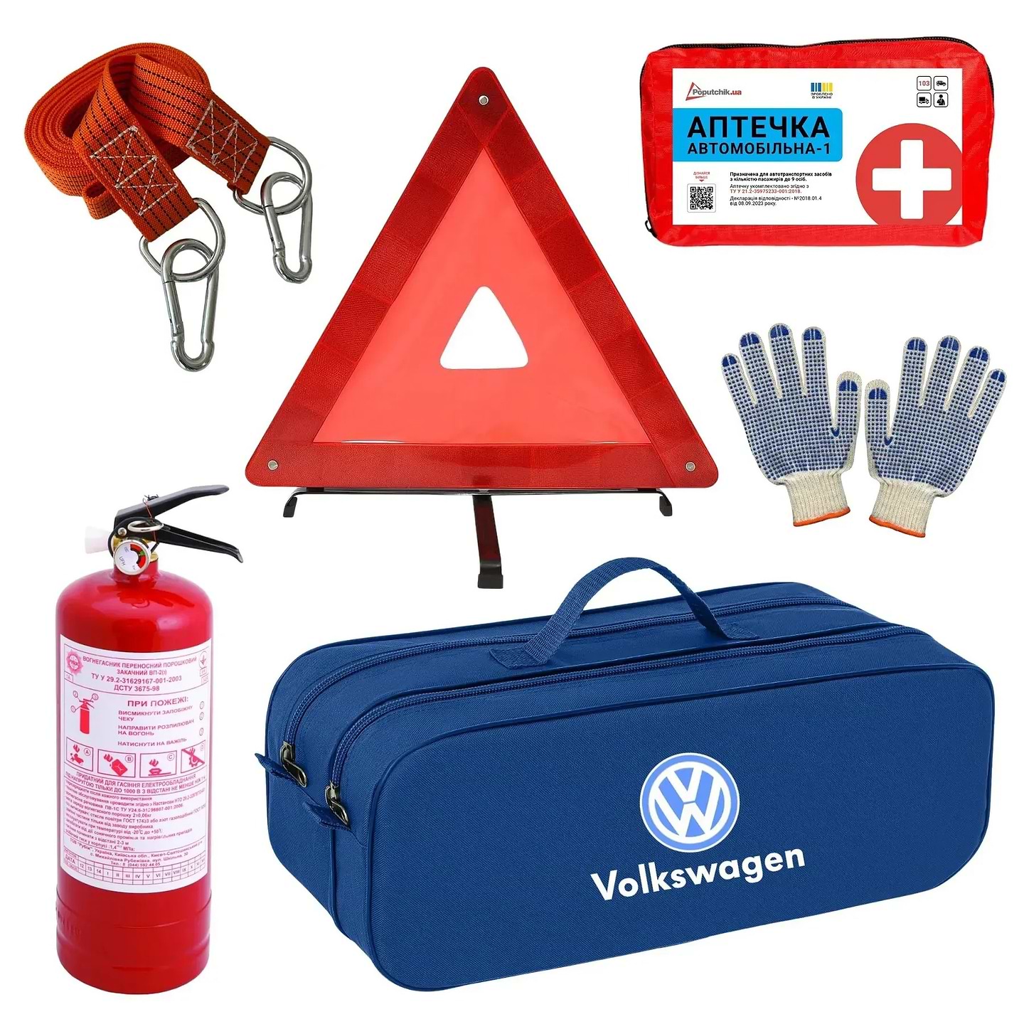 Набір для авто Poputchik Volkswagen кросовер Синя (01-058-К)