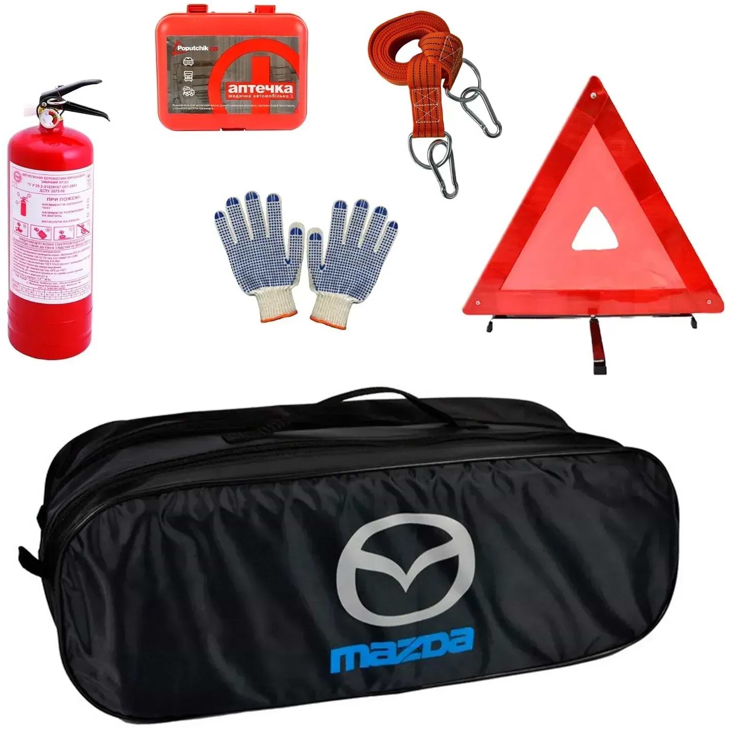 Набір для авто Poputchik Mazda легковий чорна (01-074-Л)