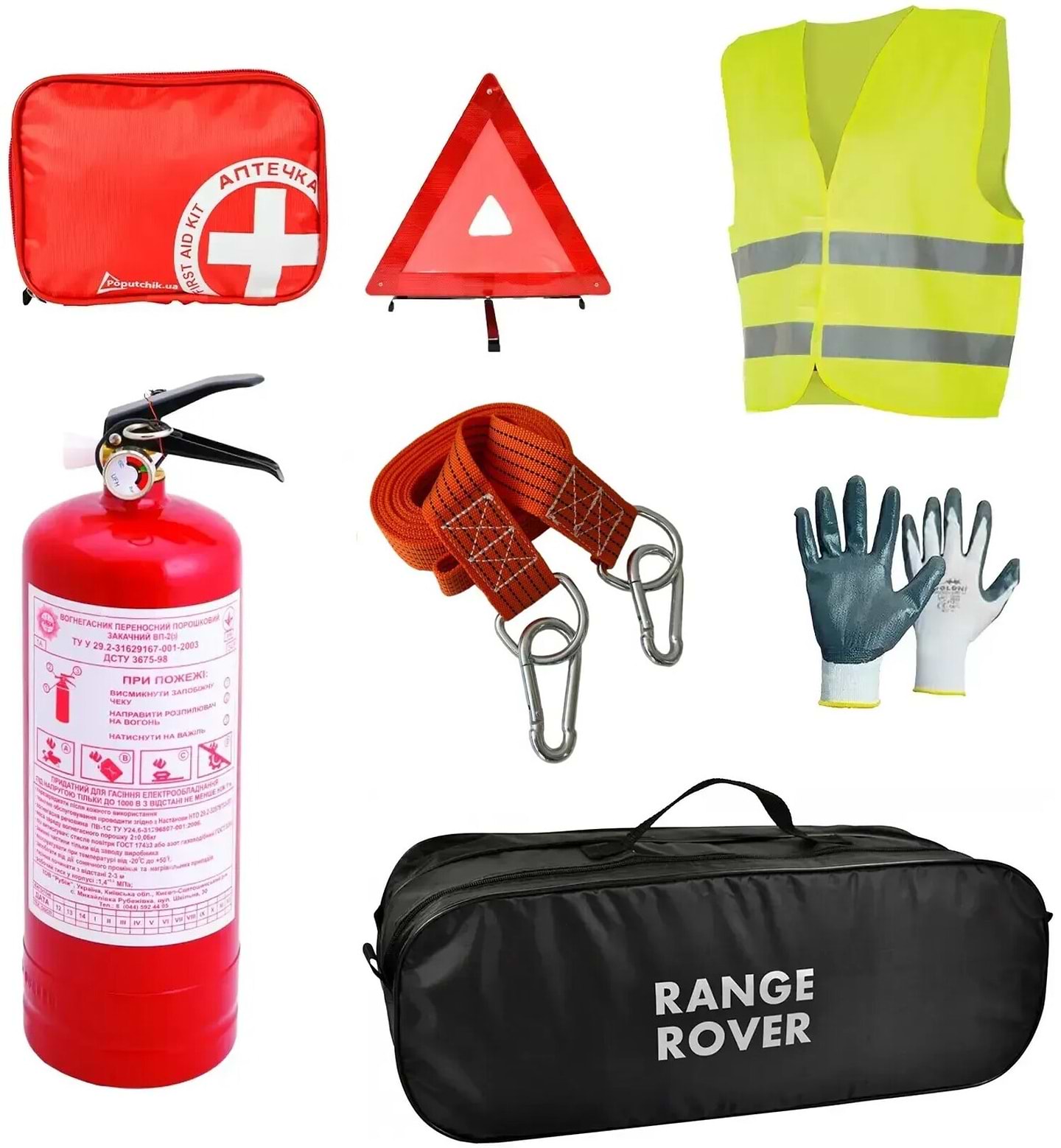 Набір для авто Poputchik RANGE ROVER позашляховик чорна (01-125-П)