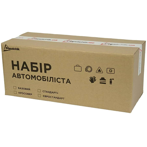 Фото - Набір для авто Poputchik Skoda легковий чорна (01-131-Л)