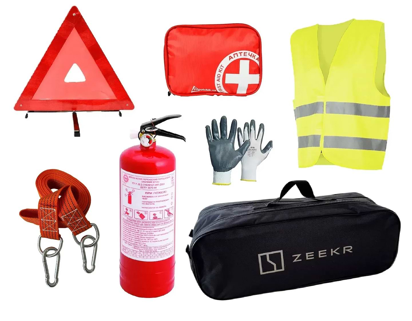 Набір для авто Poputchik ZEEKR кросовер/мінівен Чорна (01-217-IS)