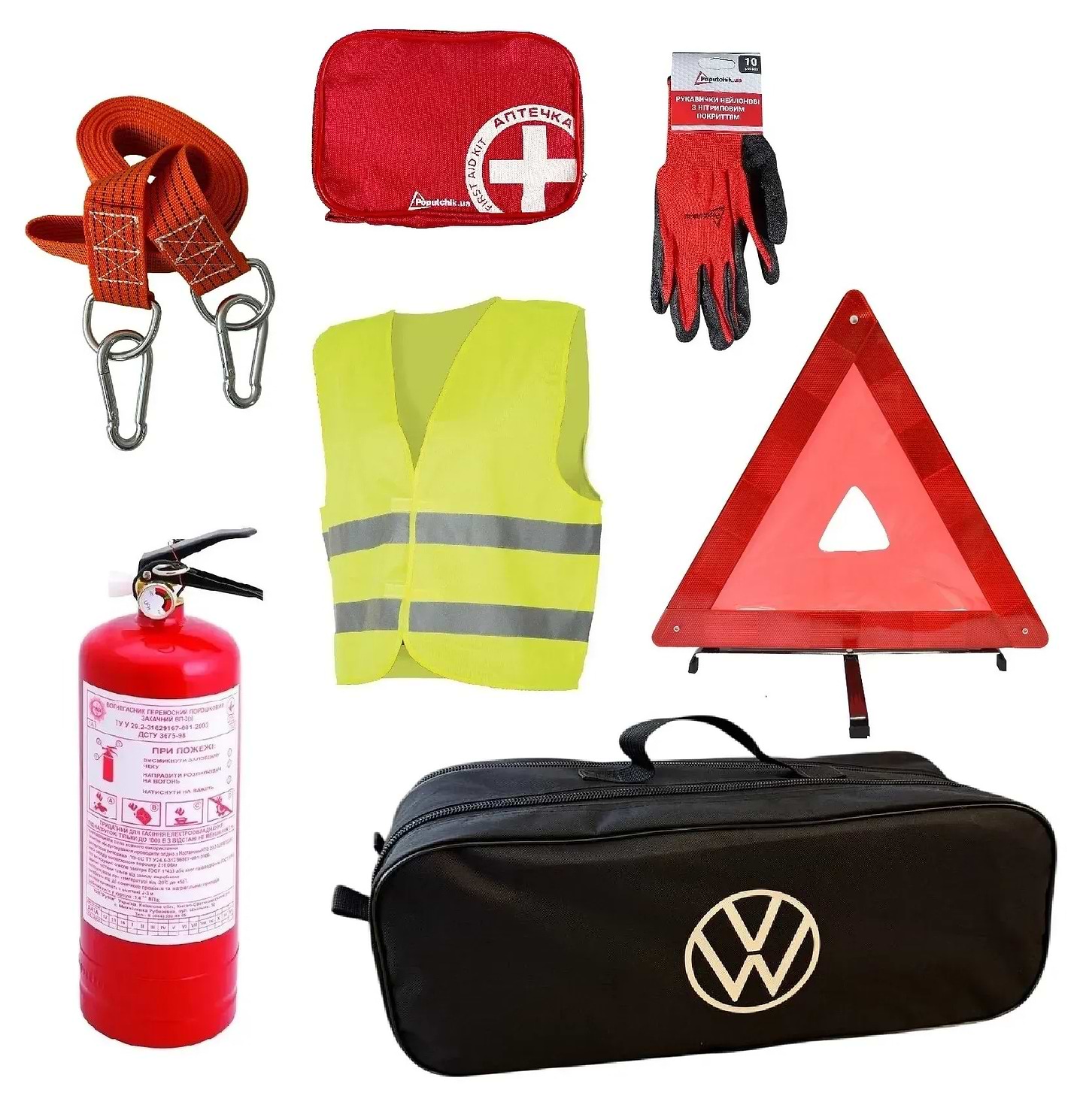 Набір для авто Poputchik Volkswagen NEW кросовер Чорна (01-219-IS)