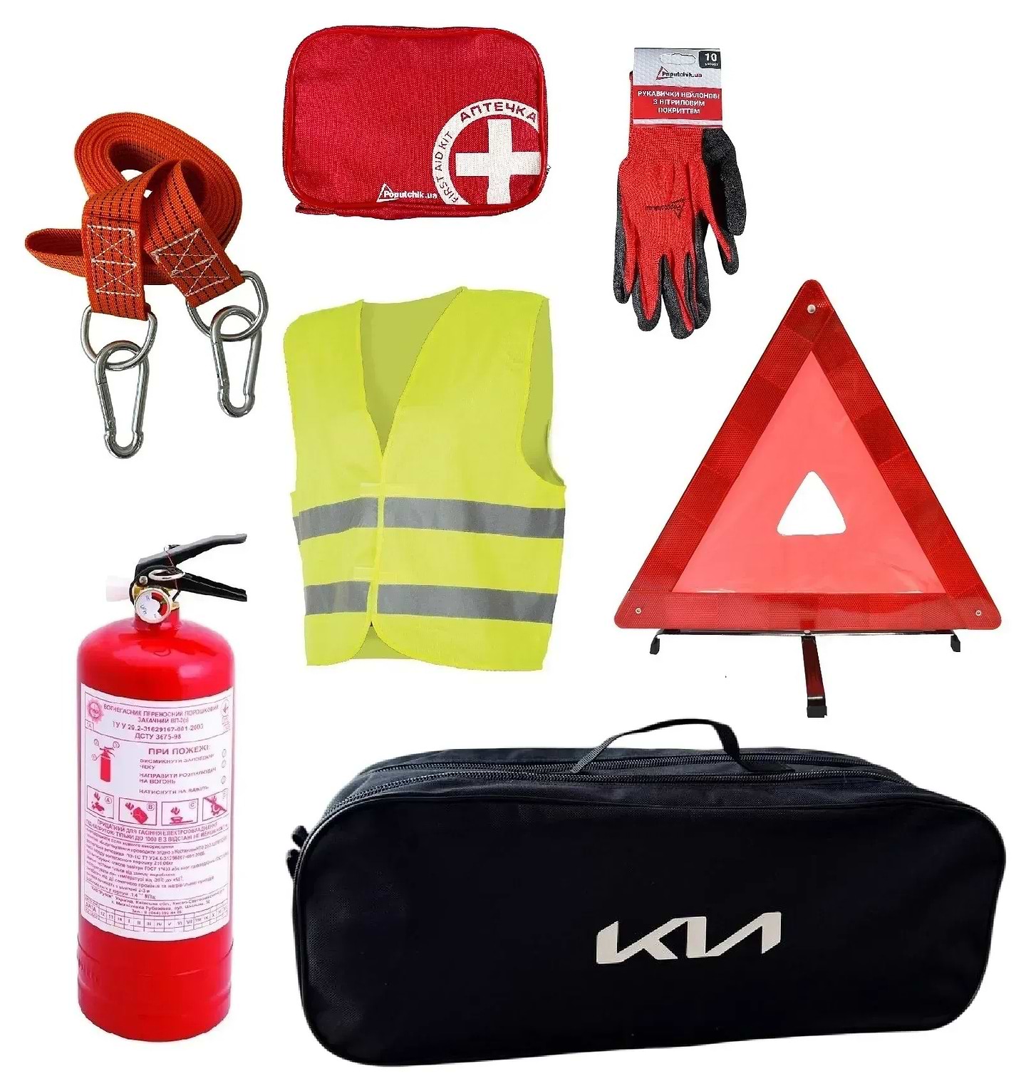 Набір для авто Poputchik KIA NEW кросовер Чорна (01-220-IS)