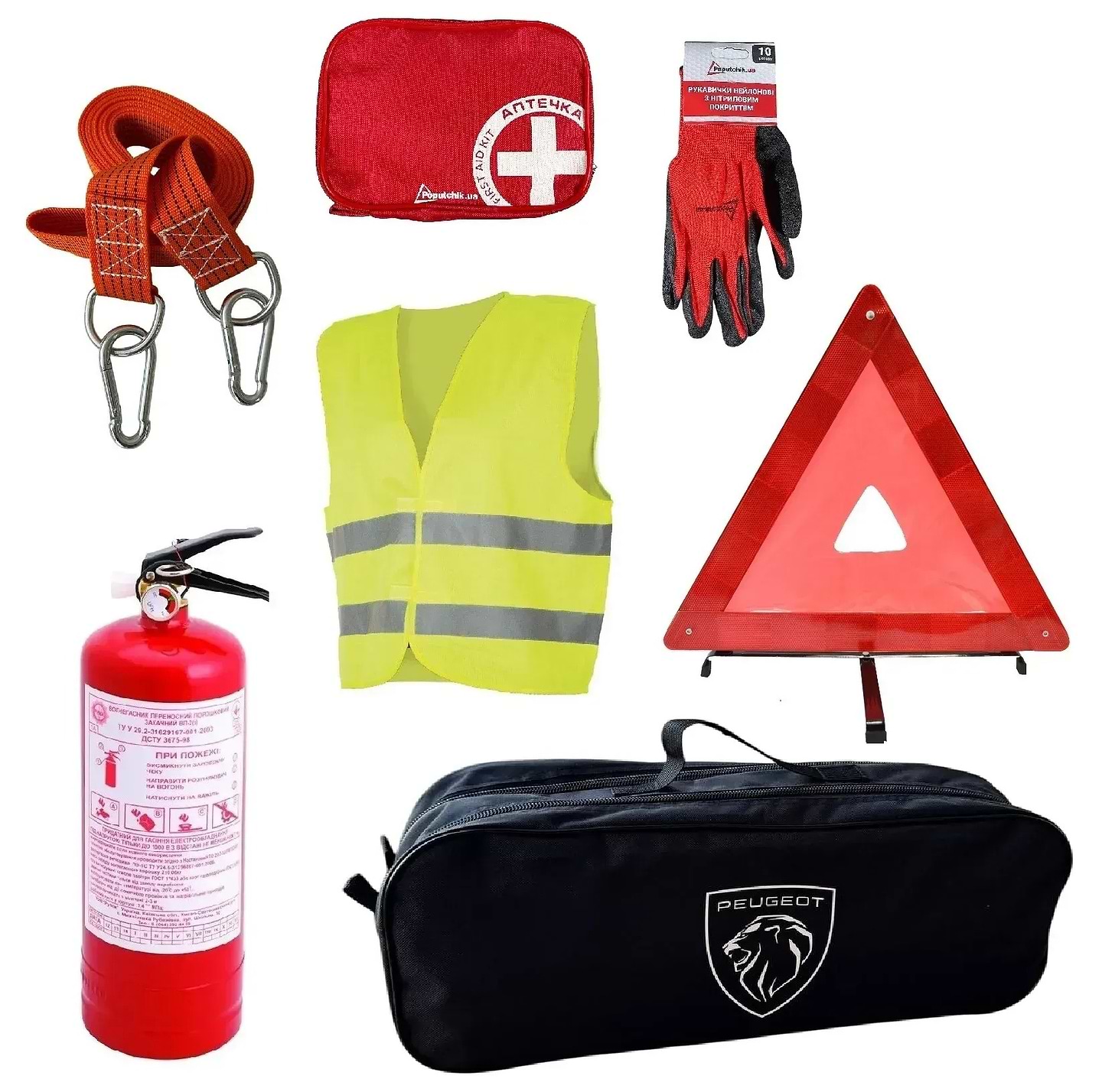 Набір для авто Poputchik Peugeot NEW кросовер Чорна (01-221-IS)