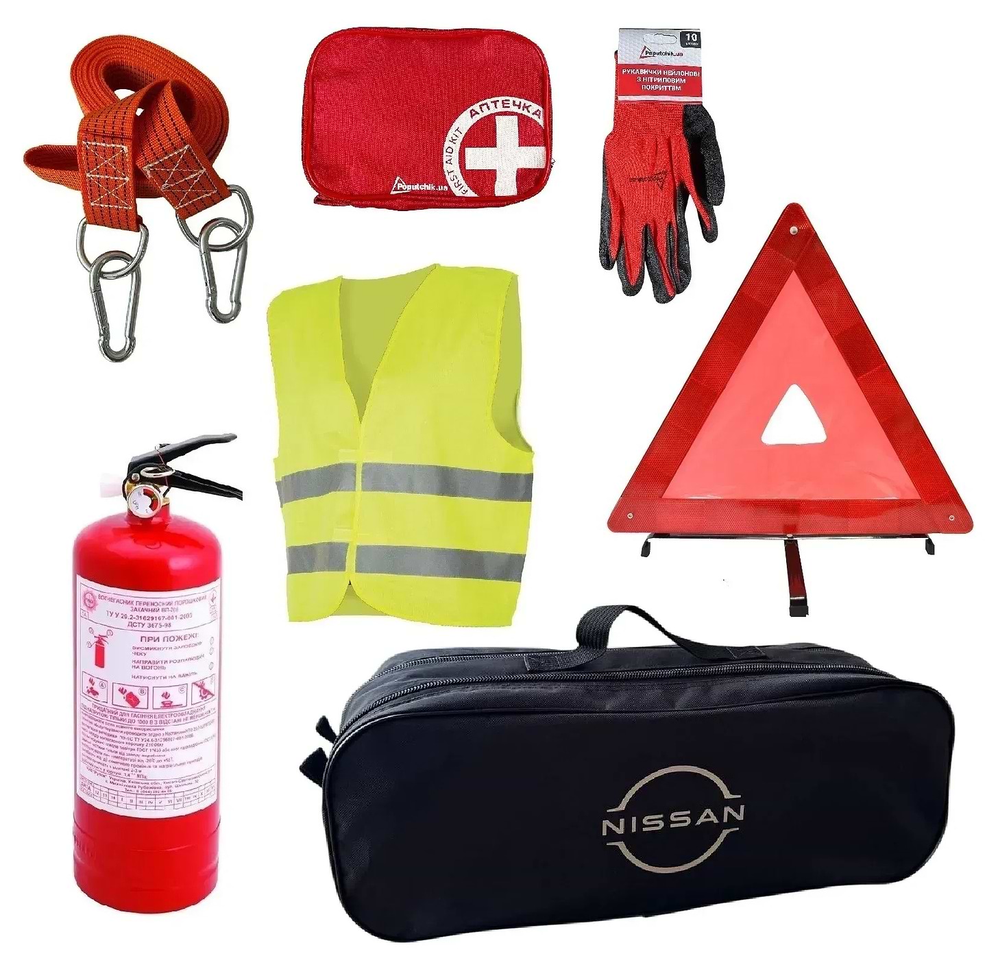 Набір для авто Poputchik Nissan NEW кросовер Чорна (01-222-IS)